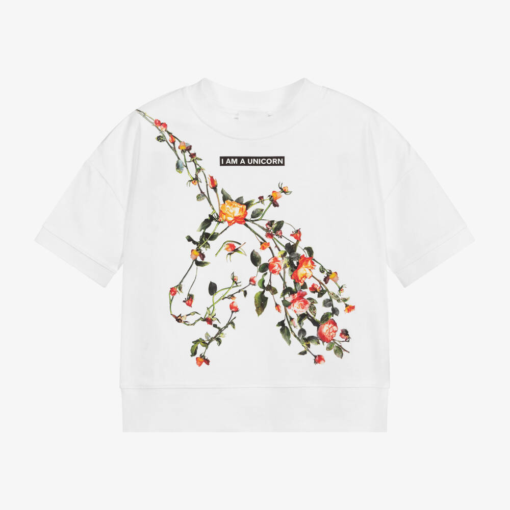 BURBERRY ユニコーン Tシャツ 116cm 未使用　新品　キッズ Burberry - Teen White Unicorn T-Shirt | Childrensalon