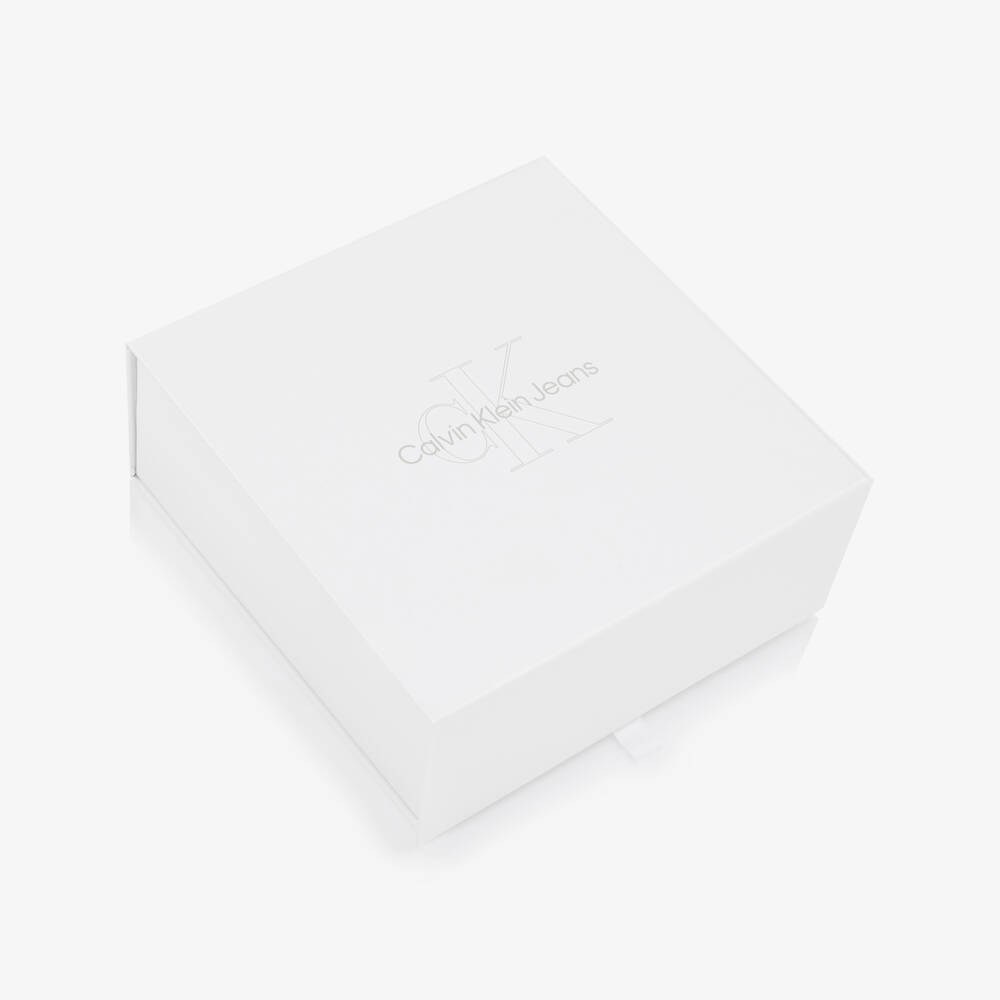 Calvin Klein-Baby Boys Beige Cotton Monogram Tracksuit Set | Childrensalon