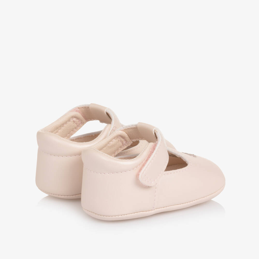 Calvin Klein-حذاء لمرحلة قبل المشي لون زهري لؤلؤي للبنات | Childrensalon