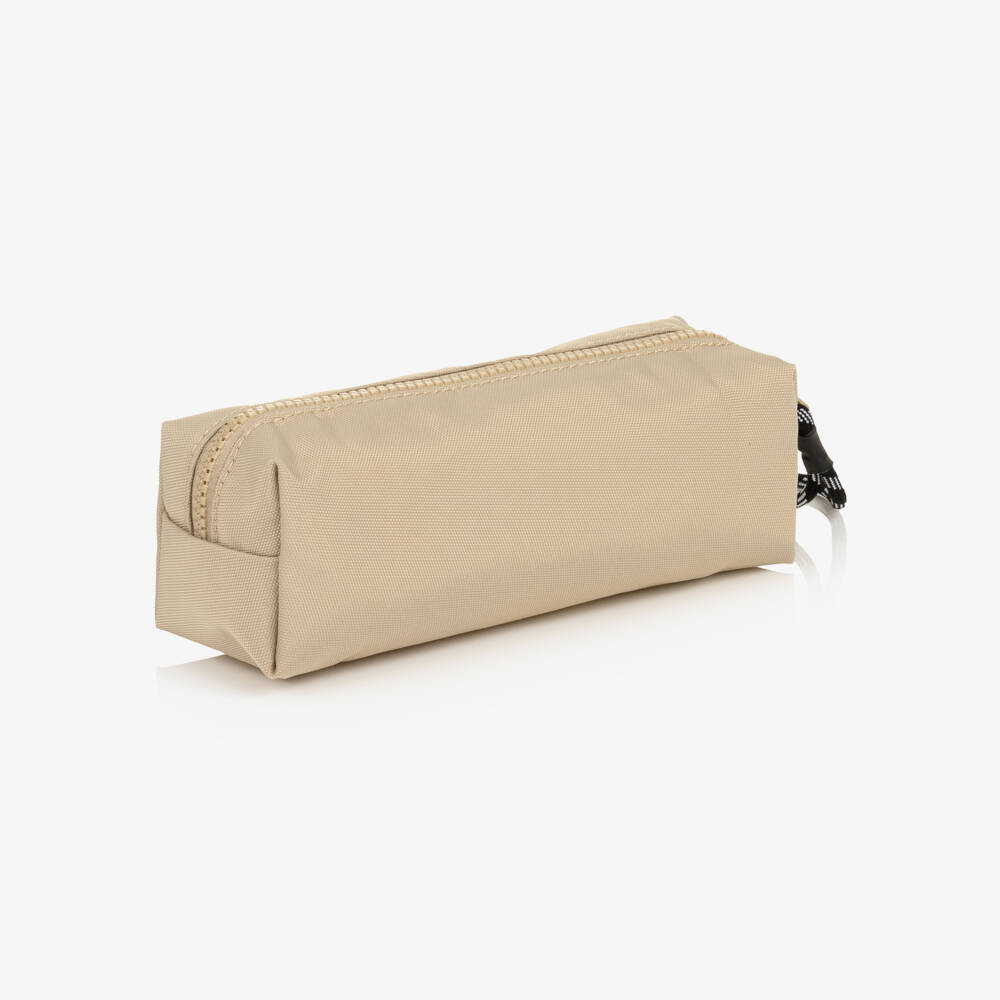 Calvin Klein-Beige CK Logo Pencil Case (20cm) | Childrensalon