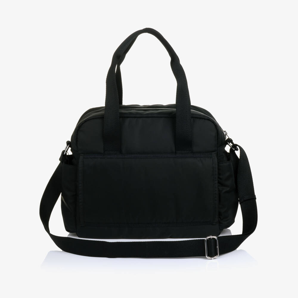 Calvin Klein-Black CK Logo Baby Changing Bag (35cm) | Childrensalon