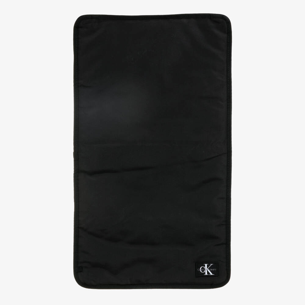Calvin Klein-Black CK Logo Baby Changing Bag (35cm) | Childrensalon