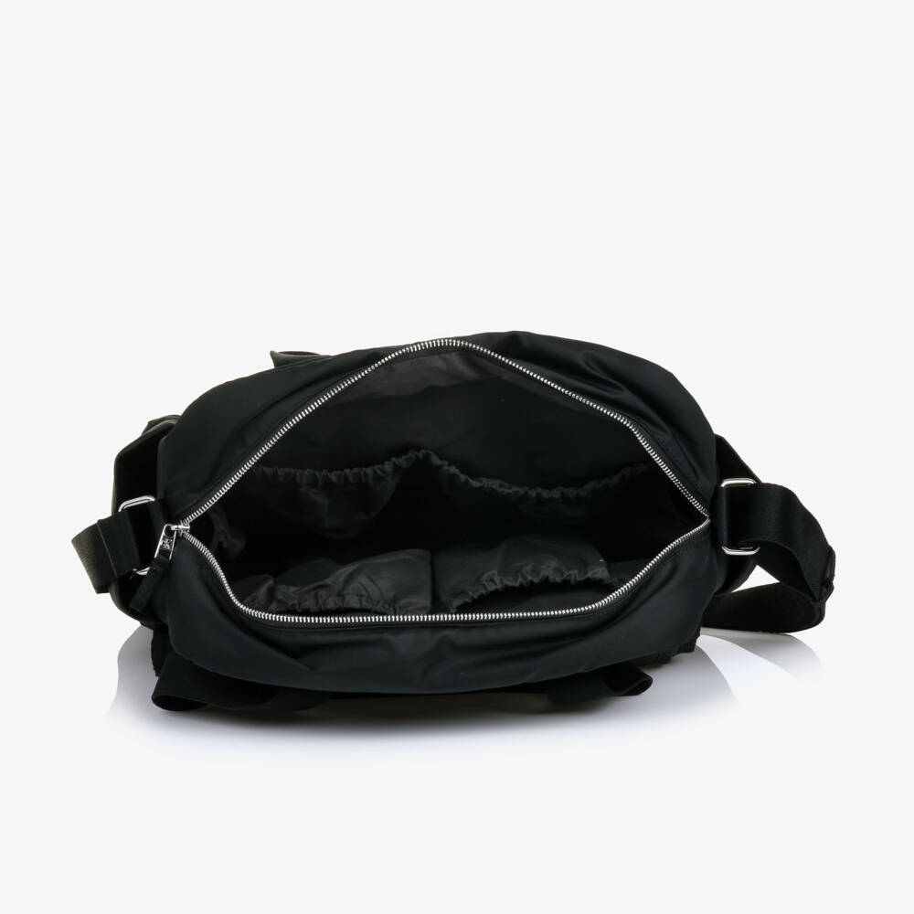 Calvin Klein-Black CK Logo Baby Changing Bag (35cm) | Childrensalon