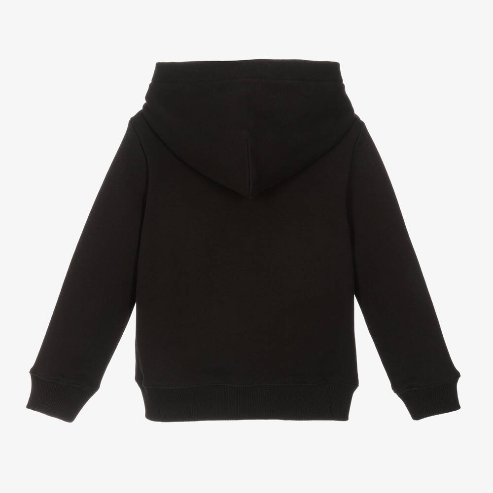 Calvin Klein-Черная худи из хлопкового трикотажа | Childrensalon