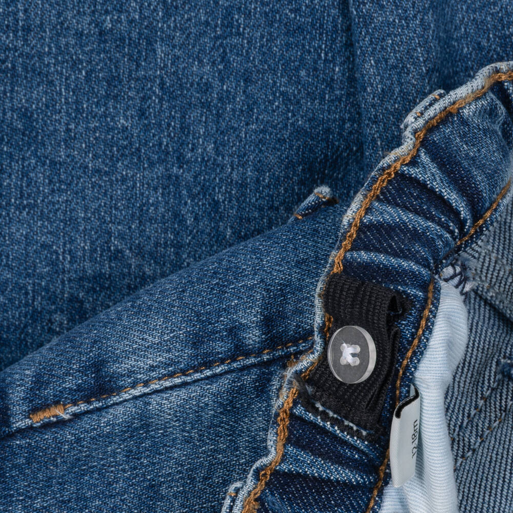 Calvin Klein-Blue Denim Tapered Jeans | Childrensalon