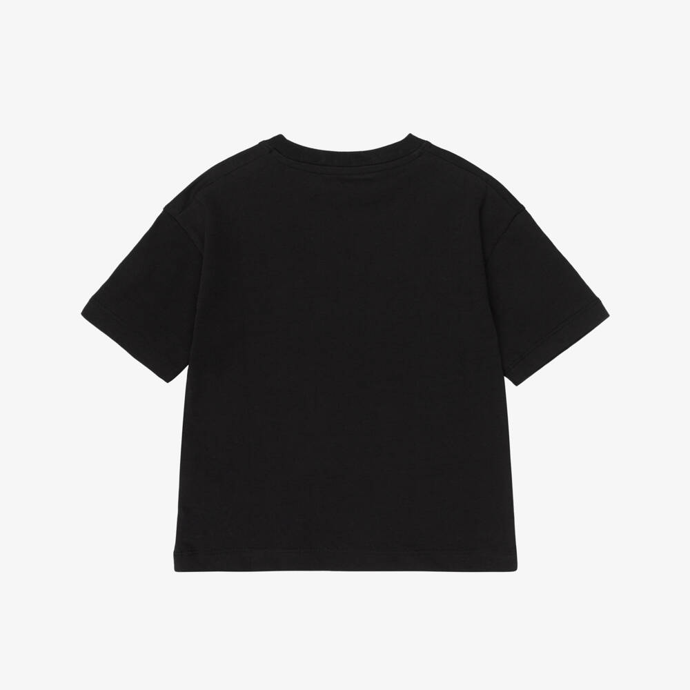 Calvin Klein-Boys Black & Beige Cotton T-Shirts (2 Pack) | Childrensalon