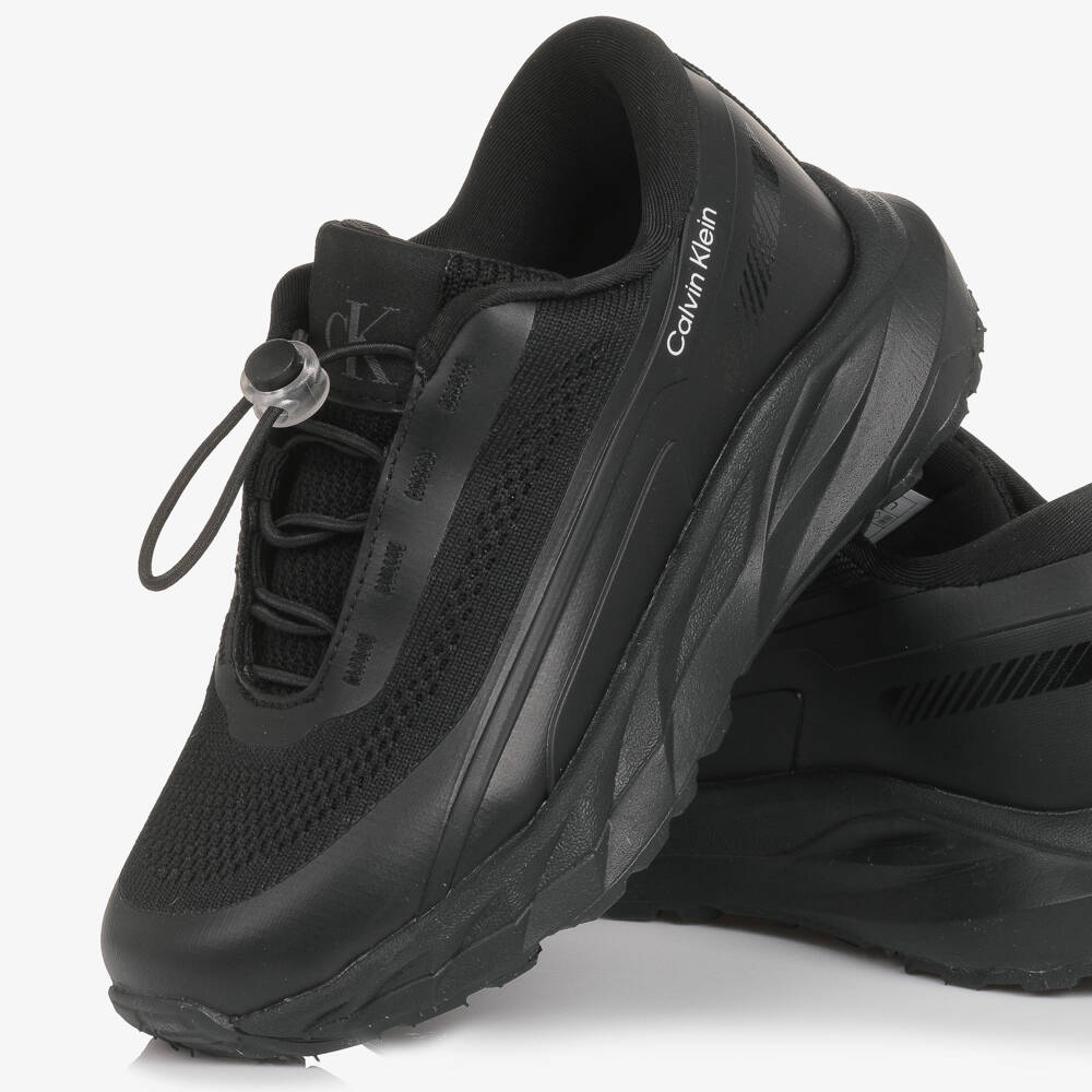 Calvin Klein-Кроссовки черные с шнурками для мальчиков | Childrensalon