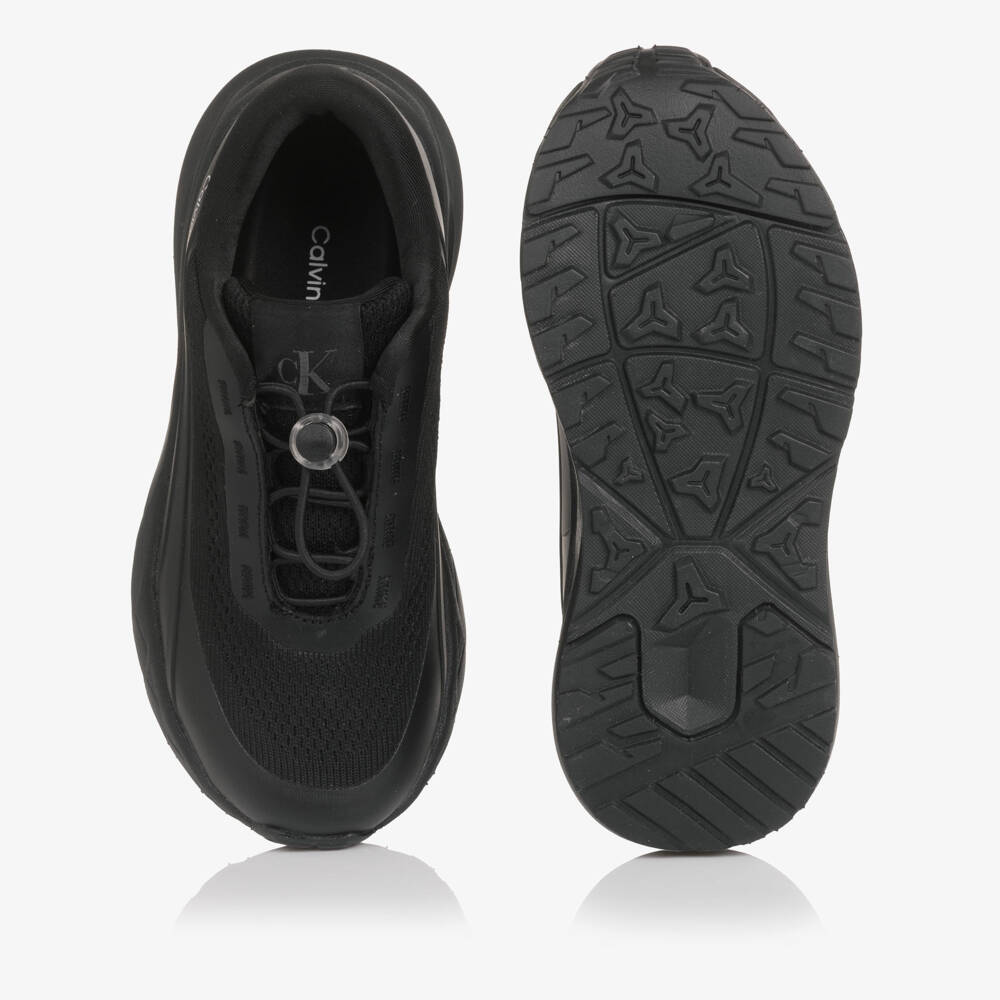 Calvin Klein-Кроссовки черные с шнурками для мальчиков | Childrensalon