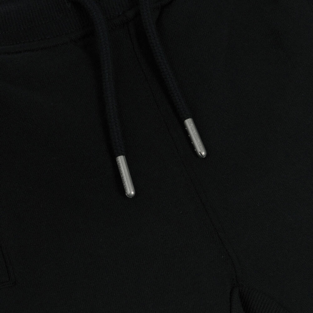 Calvin Klein-Boys Black Cotton T-Shirt & Joggers Set with Monogram Logo | Childrensalon