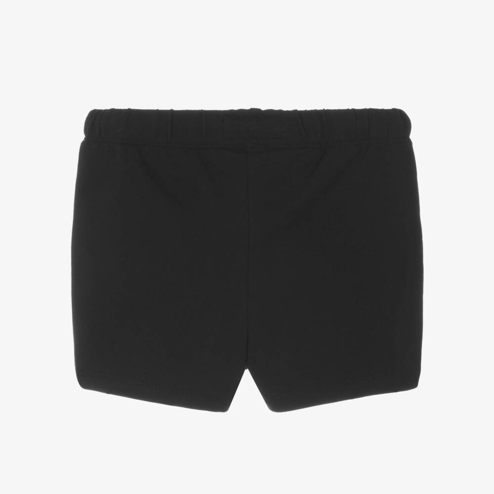 Calvin Klein-Boys Black Monogram Logo Shorts | Childrensalon