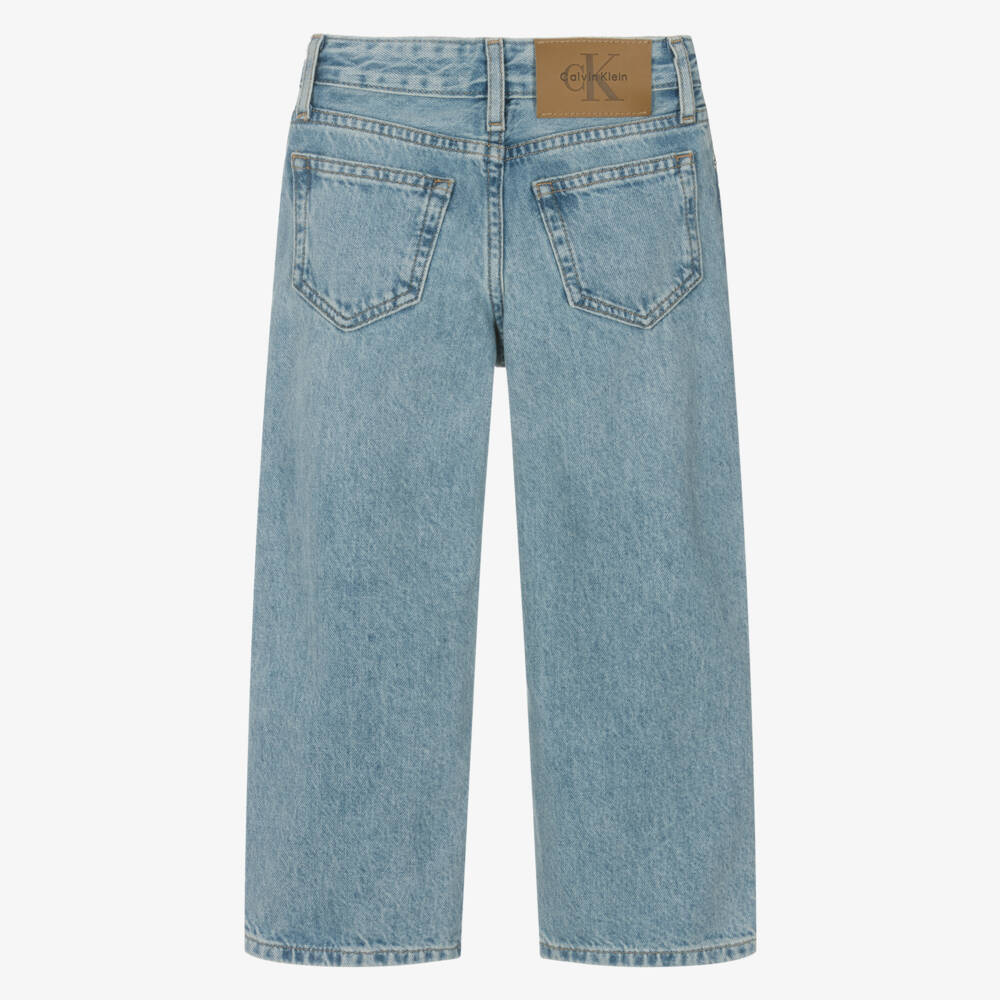Calvin Klein-Boys Blue Denim Skater Jeans | Childrensalon