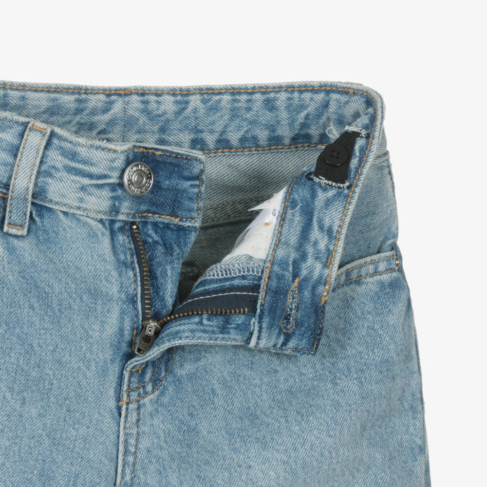 Calvin Klein-Boys Blue Denim Skater Jeans | Childrensalon