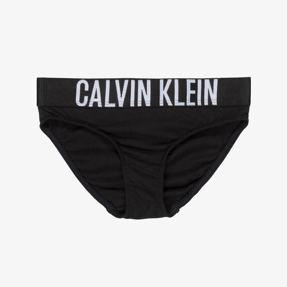 Calvin Klein-سروال داخلي قطن لون أسود وزهري للبنات(عدد 2) | Childrensalon