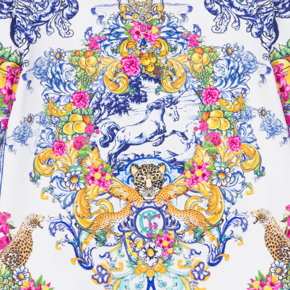 CAMILLA-Baby Girls Baroque Print Tankini | Childrensalon