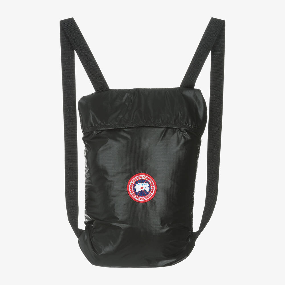 Canada Goose-Black Crofton Packable Down Puffer Gilet | Childrensalon