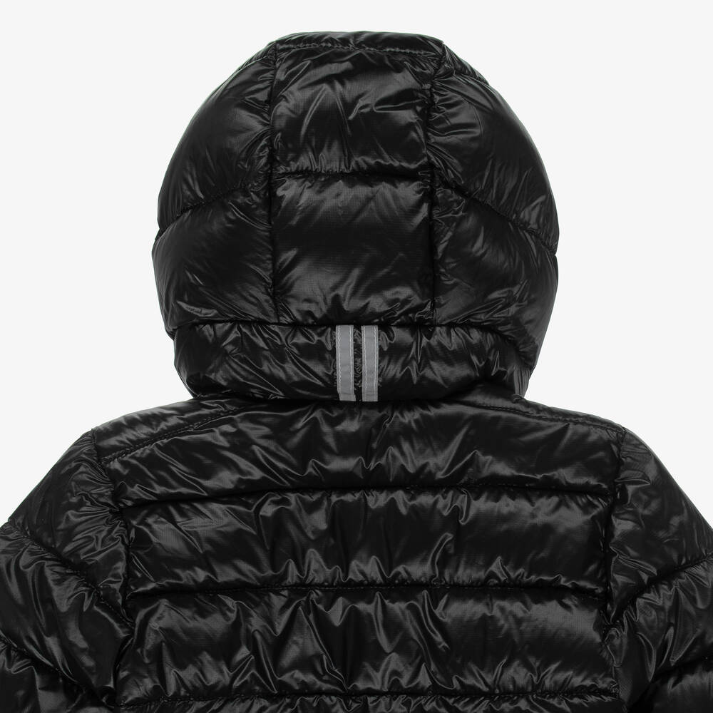 Canada Goose-Black Crofton Packable Down Puffer Jacket | Childrensalon