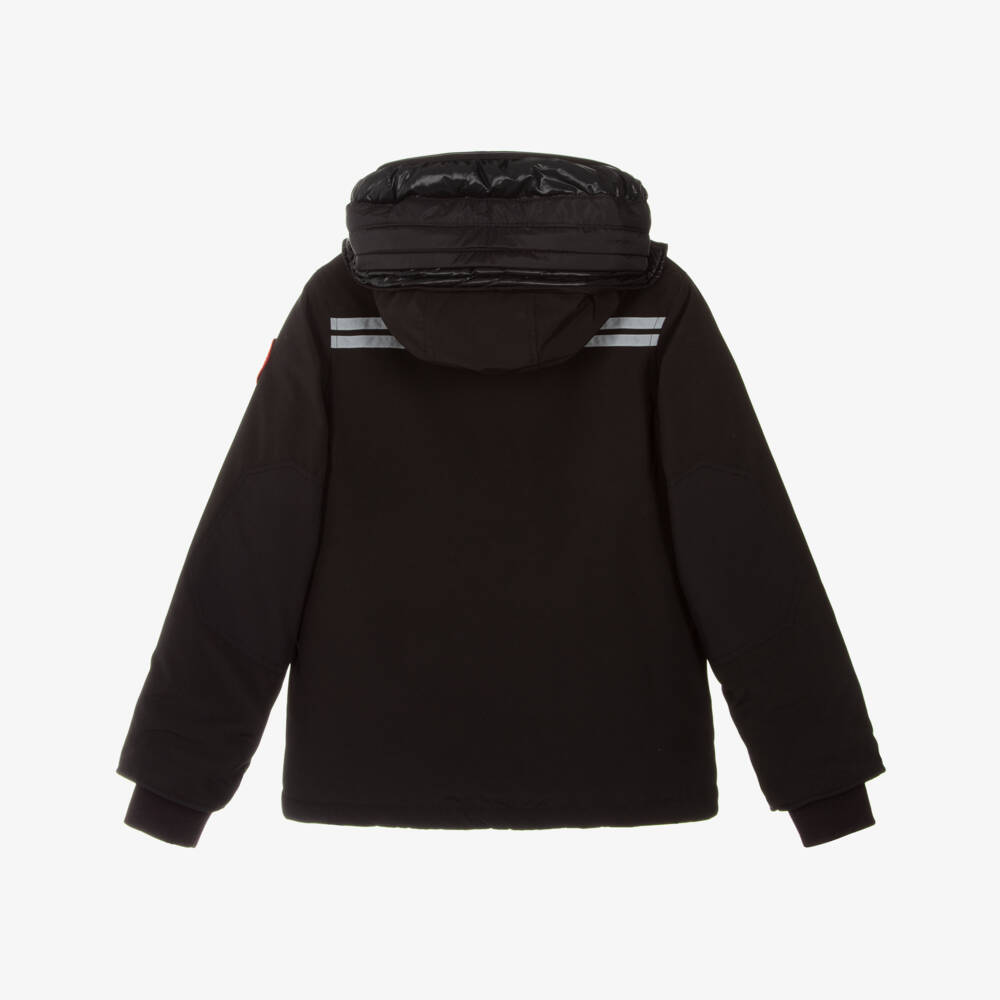 Canada Goose-Черная пуховая парка Logan | Childrensalon