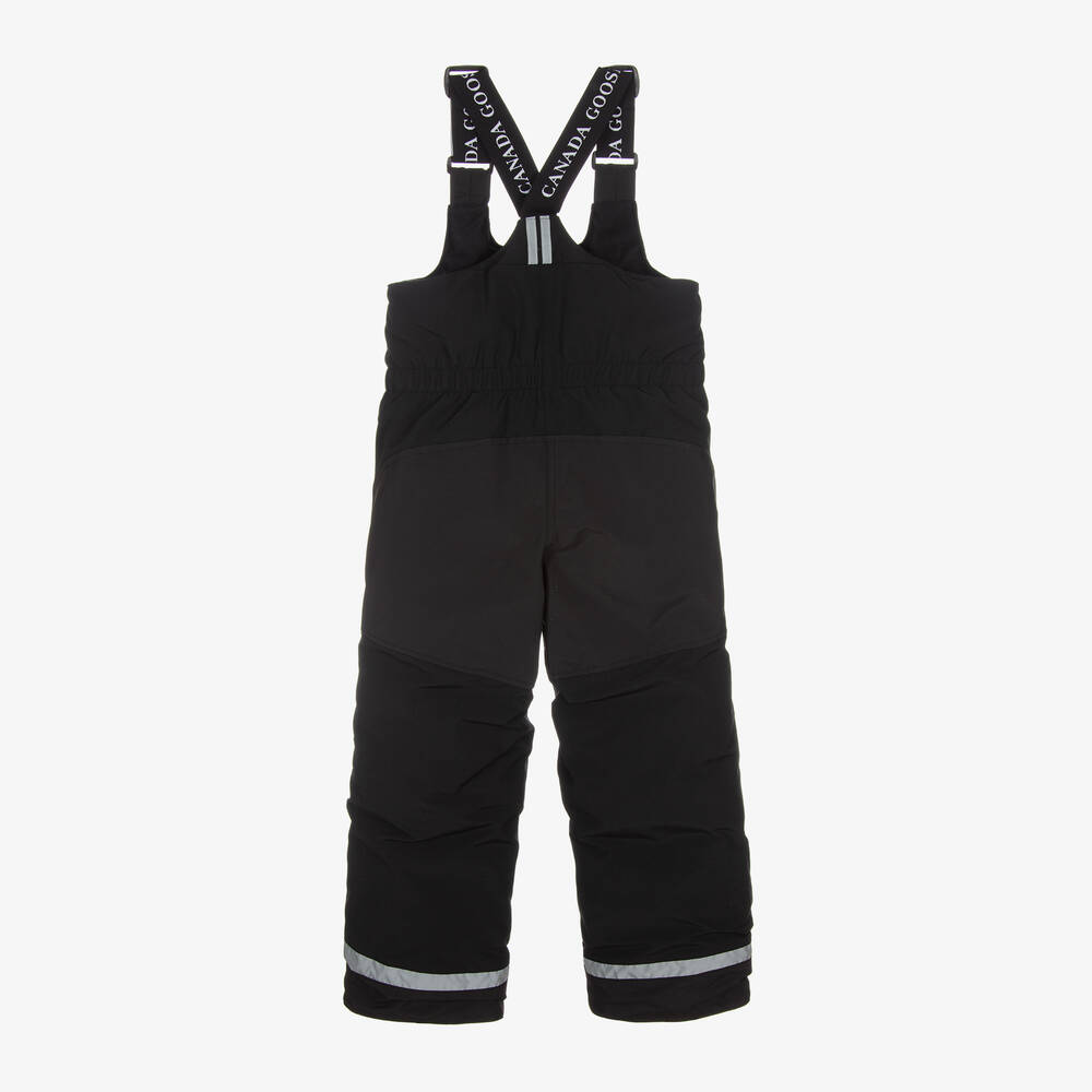 Canada Goose-سالوبيت تزلج مبطن بريش لون أسود للأطفال | Childrensalon