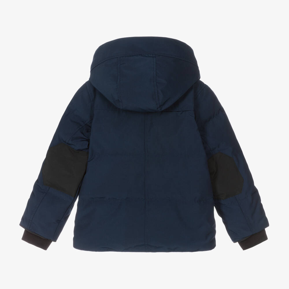 Canada Goose-Blue Down Padded Snowy Owl Jacket | Childrensalon