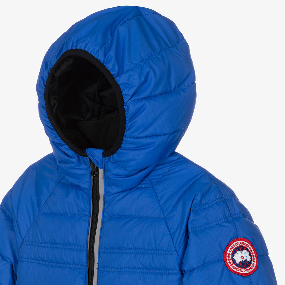 Canada Goose-Boys Blue Down Padded Sherwood Puffer Jacket | Childrensalon