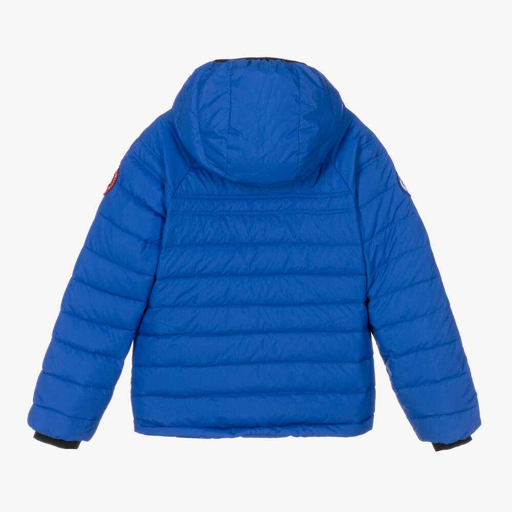 Canada Goose-Boys Blue Down Padded Sherwood Puffer Jacket | Childrensalon