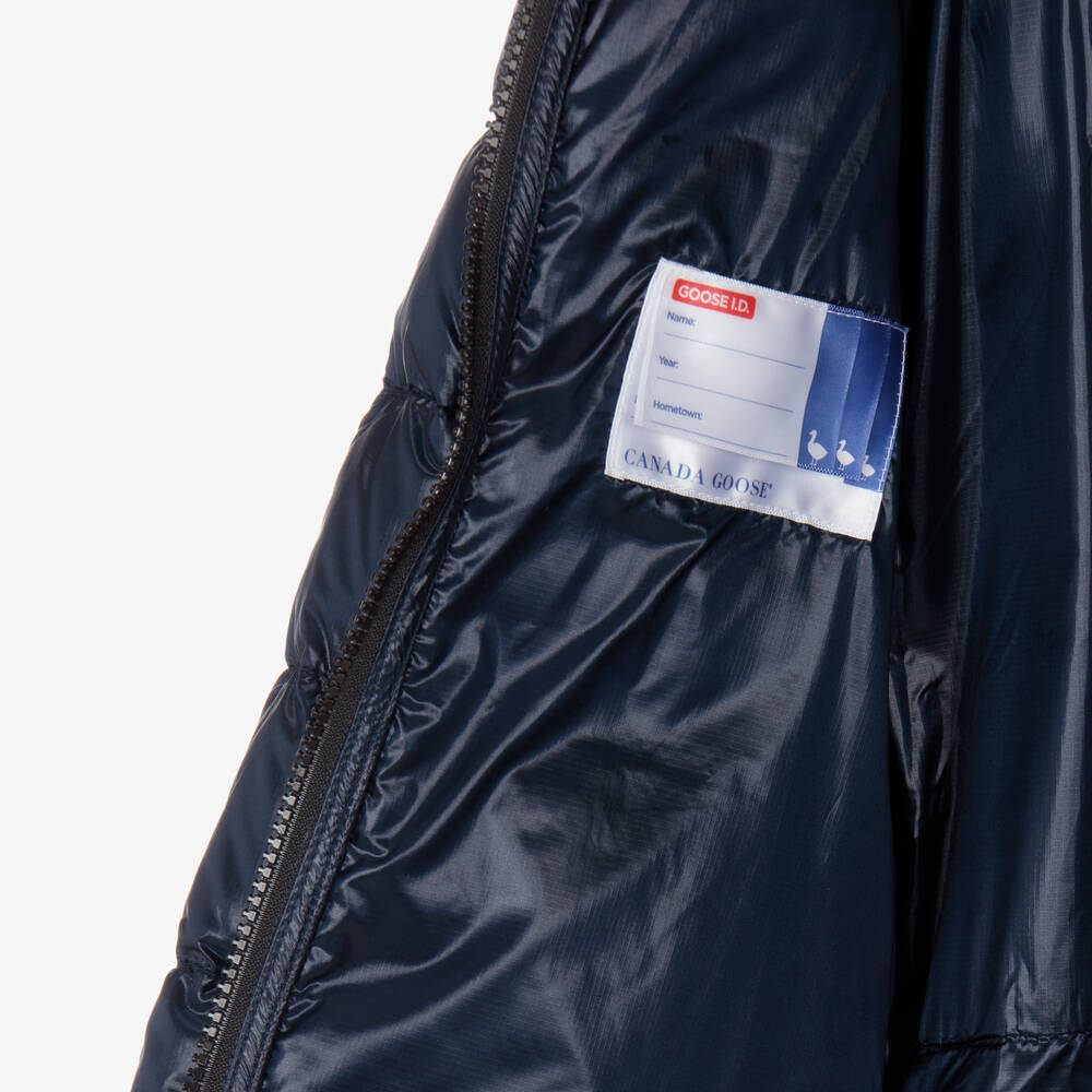 Canada Goose-Girls Blue Down Padded Cypress Jacket | Childrensalon