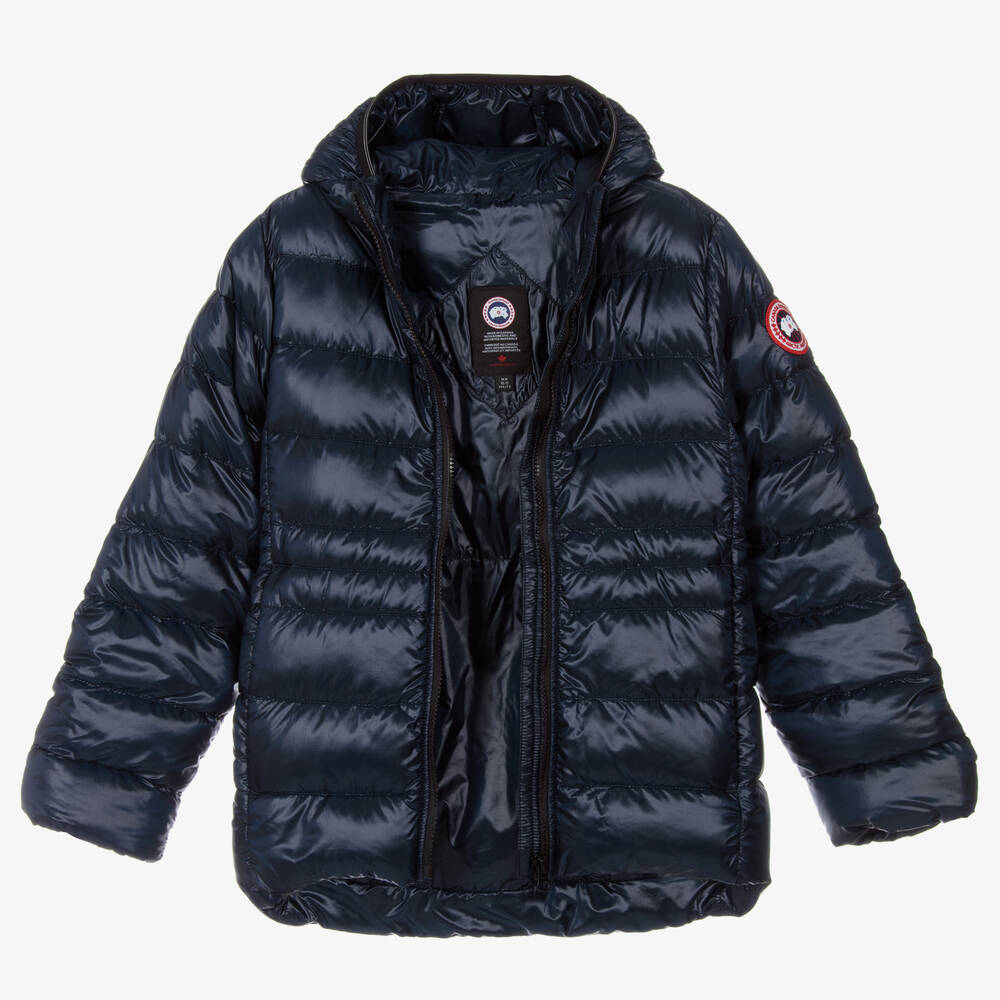 Canada Goose-Girls Blue Down Padded Cypress Jacket | Childrensalon