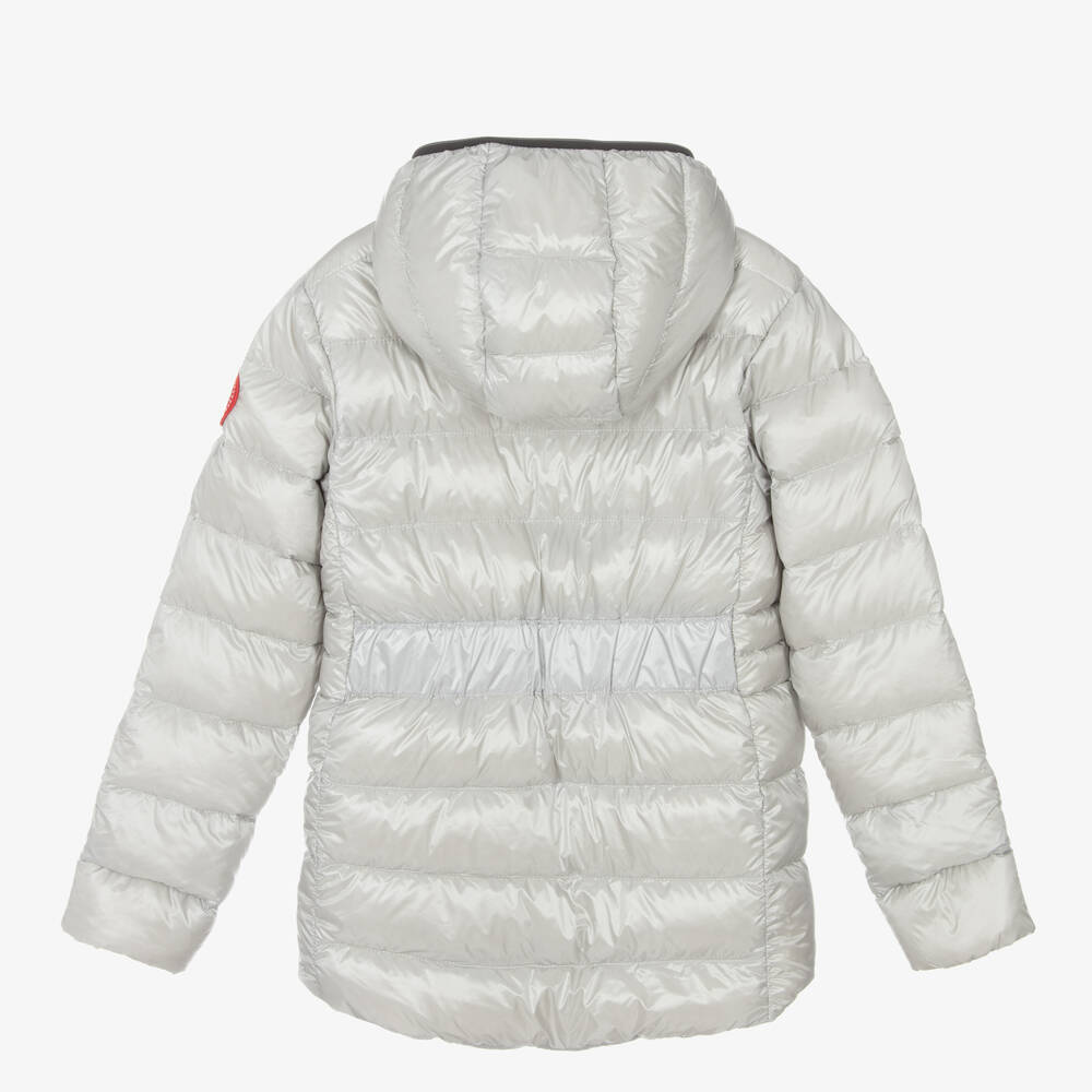 Canada Goose-Girls Silver Down Padded Cypress Jacket | Childrensalon