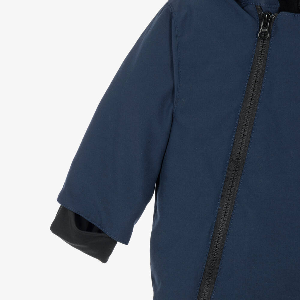Canada Goose-Navy Blue Down Padded Baby Lamb Snowsuit | Childrensalon