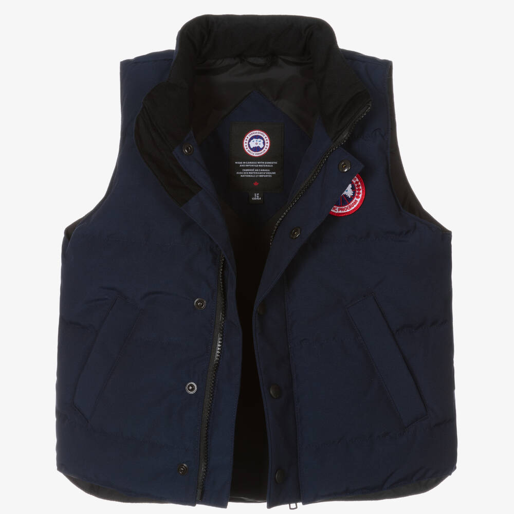 Canada Goose-جيليه مبطن بريش لون كحلي  | Childrensalon