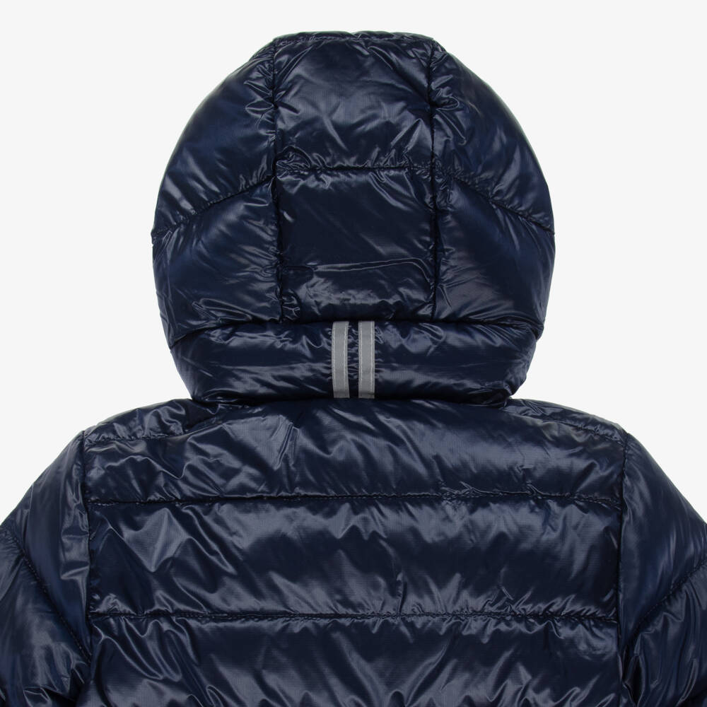 Canada Goose-Packable Blue Down Padded Crofton Jacket | Childrensalon