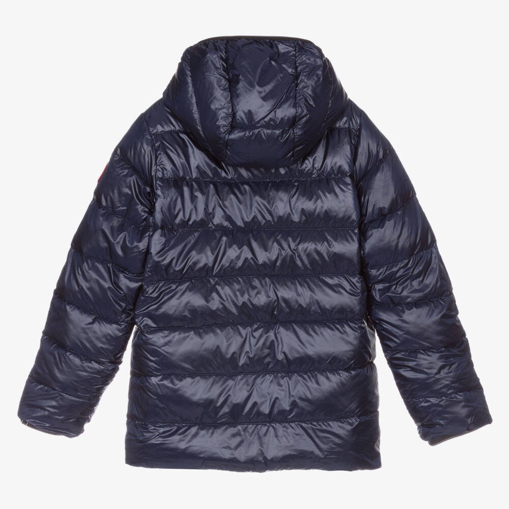 Canada Goose-Packable Blue Down Padded Crofton Jacket | Childrensalon