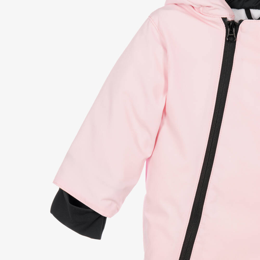 Canada Goose-Pale Pink Down Padded Baby Lamb Snowsuit | Childrensalon