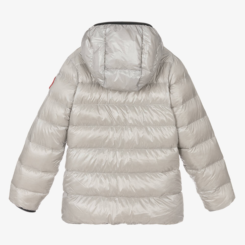 Canada Goose-Silver Down Padded Crofton Jacket | Childrensalon
