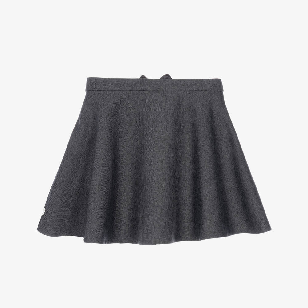 Caramelo Kids-Girls Grey School Skirt | Childrensalon