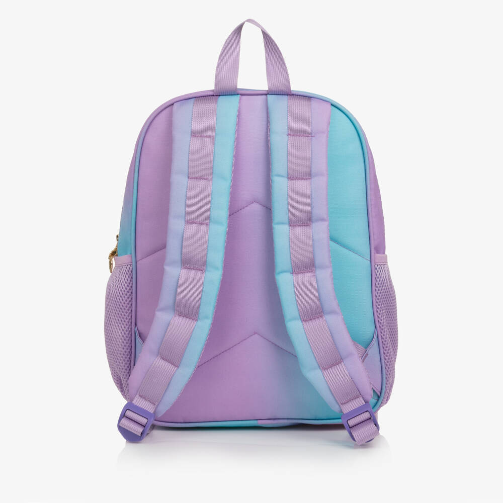 Caramelo Kids-Girls Lilac & Blue Ombre Backpack (37cm) | Childrensalon