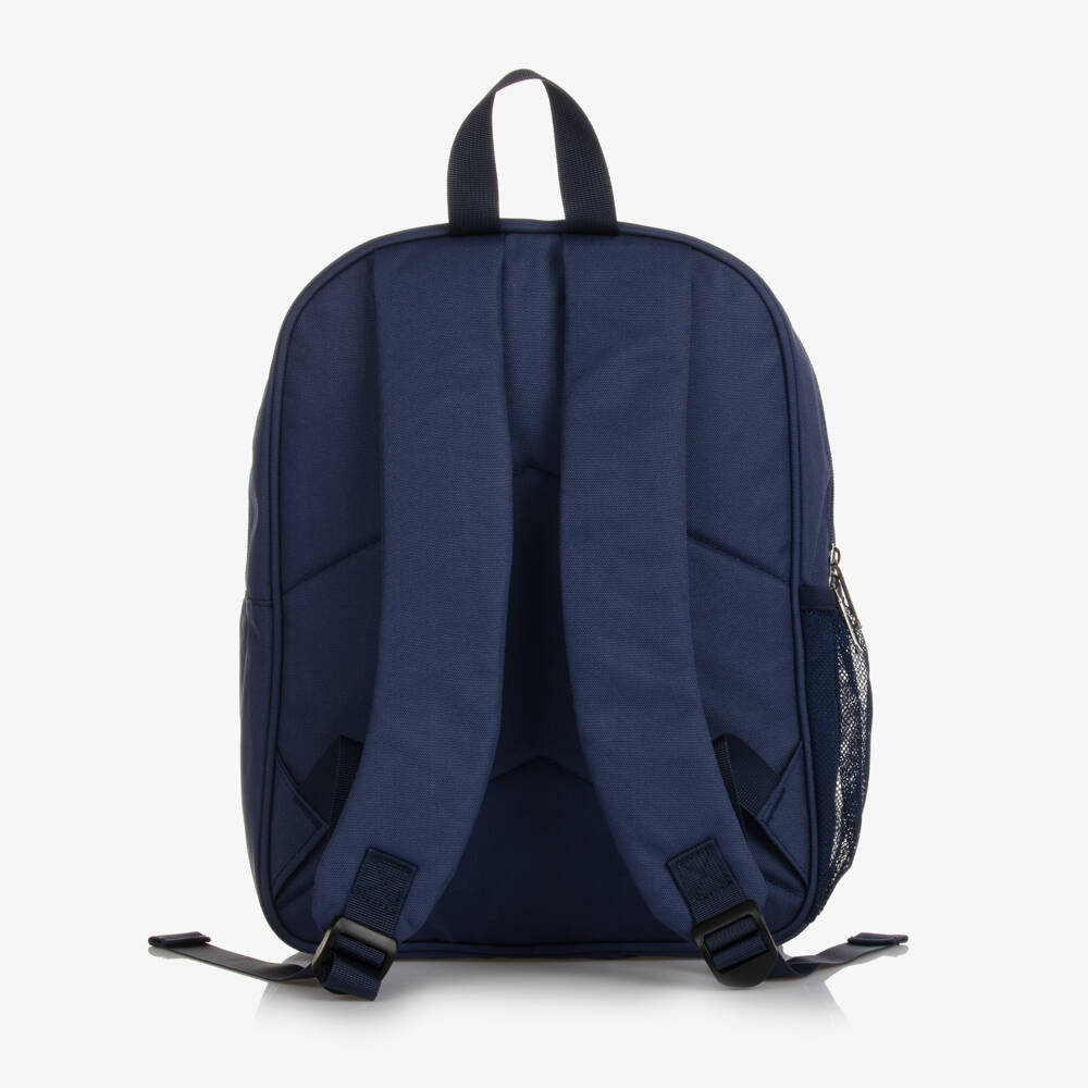 Caramelo Kids-Girls Navy Blue Bow Backpack (35cm) | Childrensalon