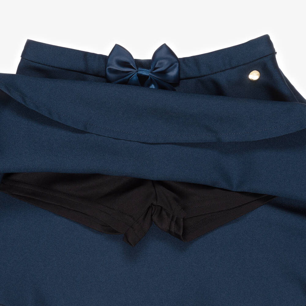 Caramelo Kids-Girls Navy Blue School Skirt | Childrensalon