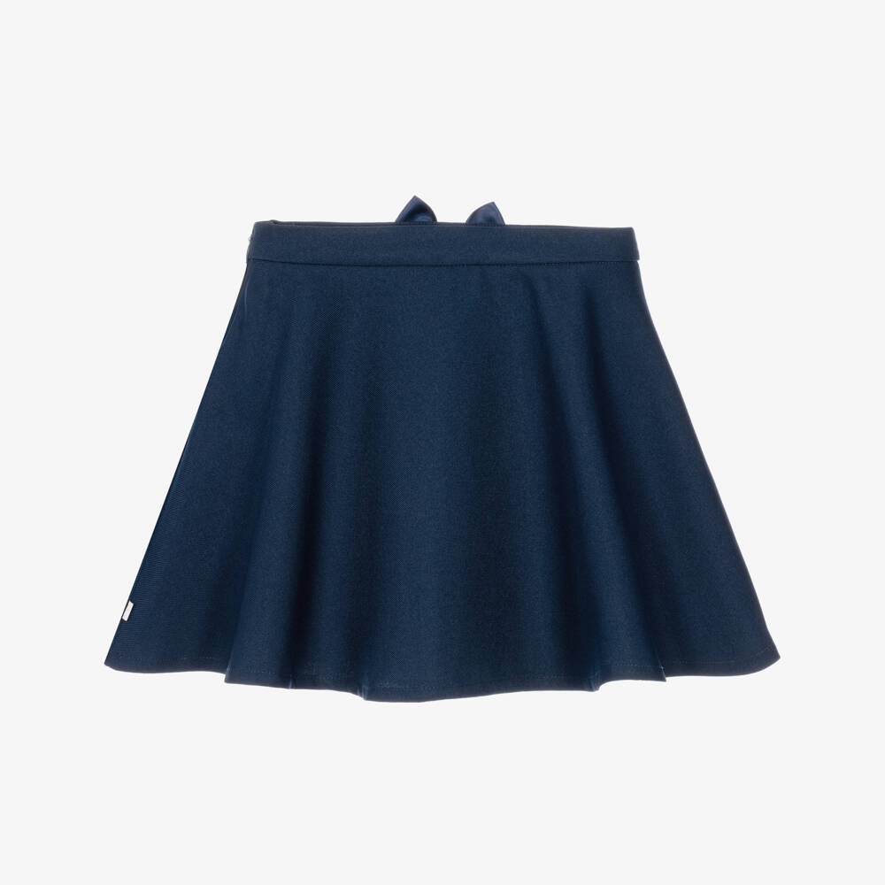 Caramelo Kids-Girls Navy Blue School Skirt | Childrensalon