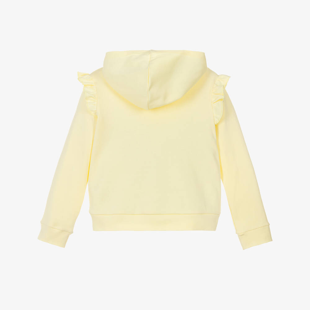 Caramelo Kids-Girls Pastel Yellow Cotton Shorts Set with Bows | Childrensalon