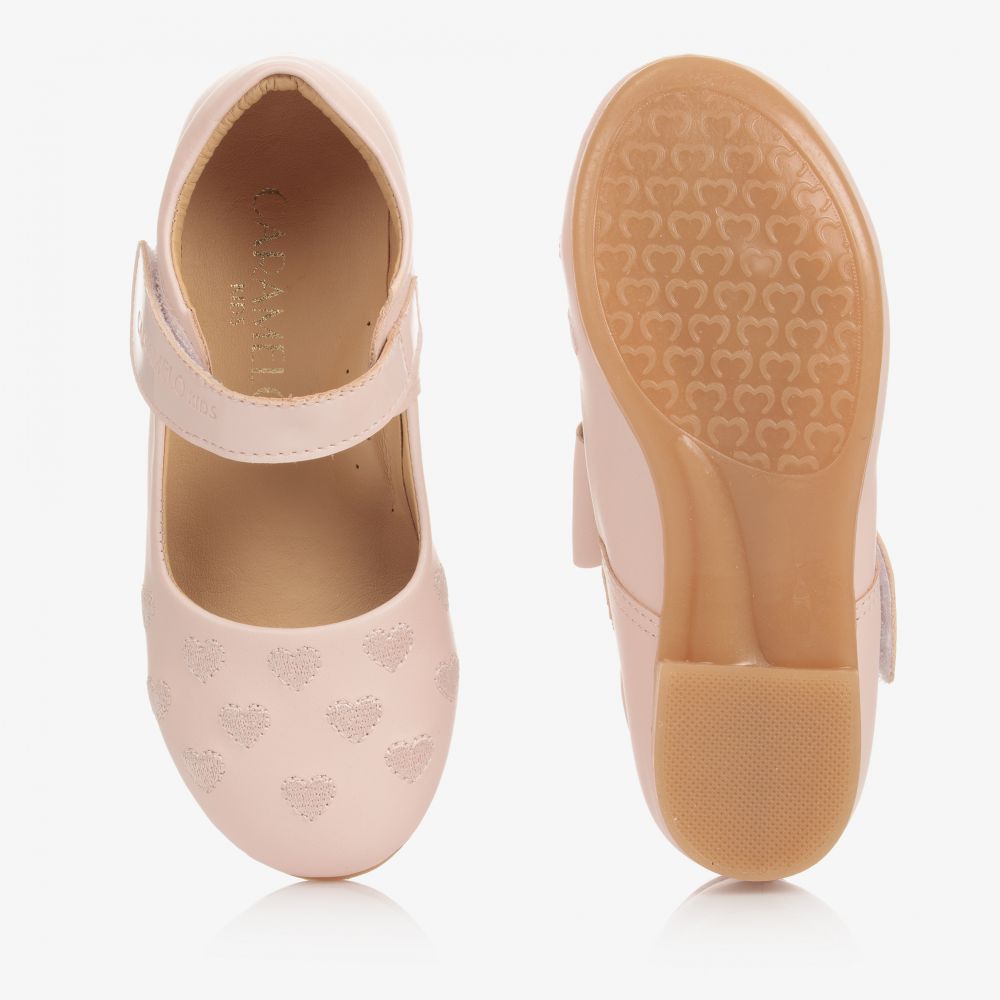 Caramelo Kids-Розовые туфли с бантиками для девочек | Childrensalon