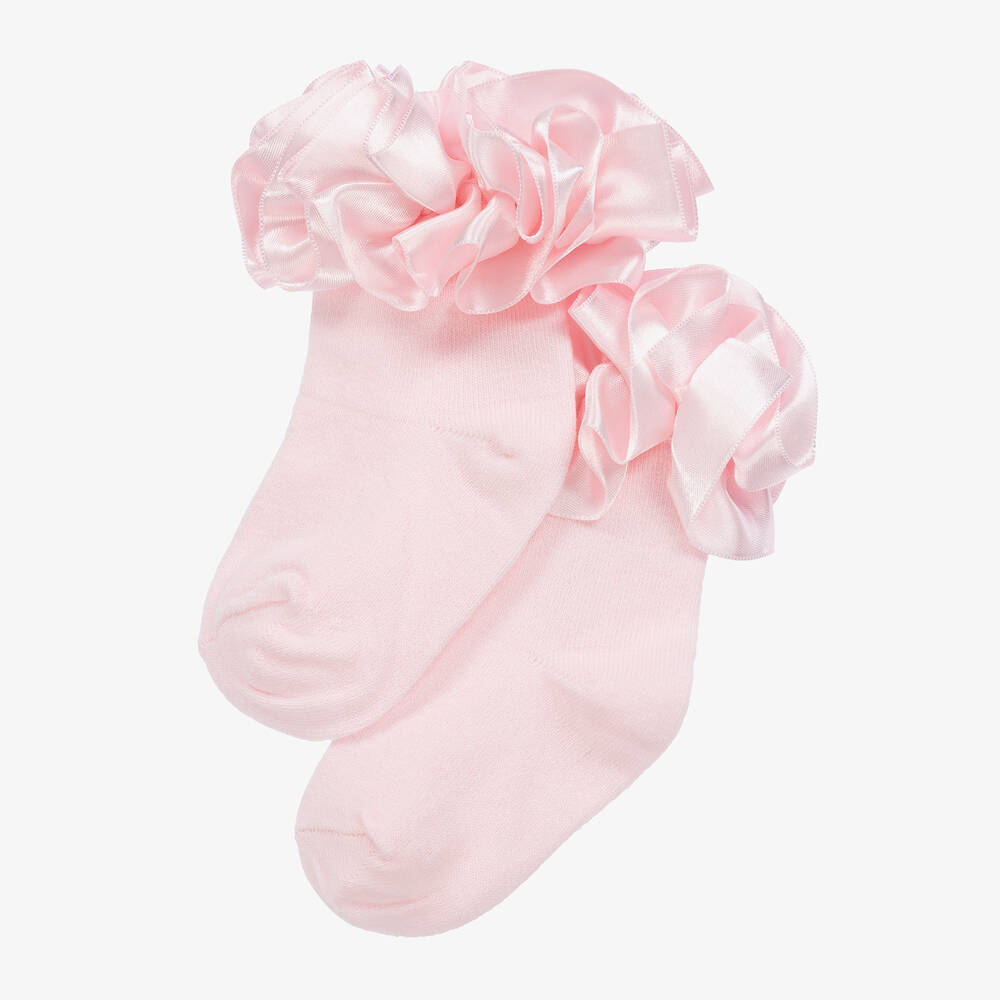 Caramelo Kids-Розовые хлопковые носки для девочек | Childrensalon
