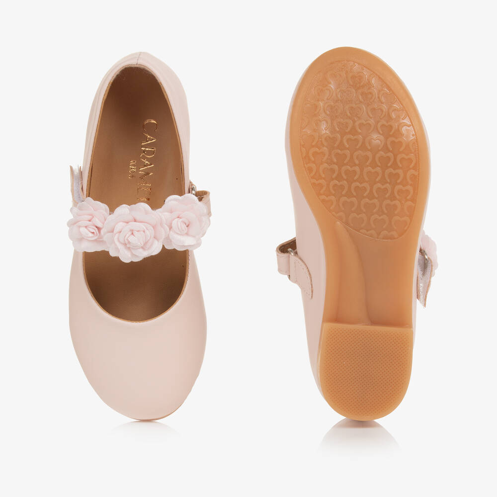 Caramelo Kids-حذاء ماري جين بورود لون زهري للبنات | Childrensalon