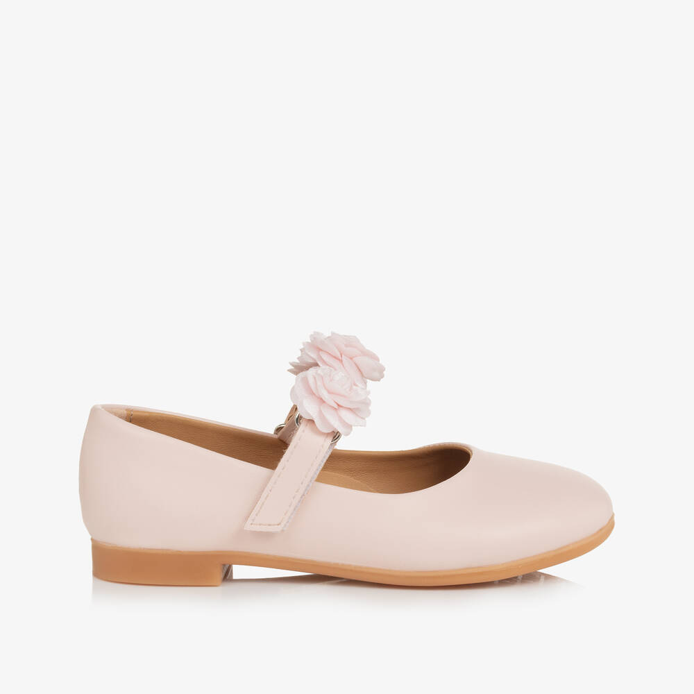 Caramelo Kids-حذاء ماري جين بورود لون زهري للبنات | Childrensalon