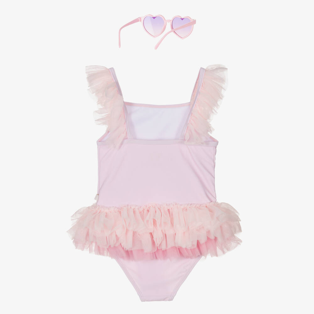 Caramelo Kids-Girls Pink Swimsuit | Childrensalon