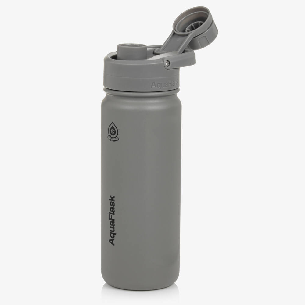 Caramelo Kids-Stone Grey AquaFlask Water Bottle (532ml) | Childrensalon