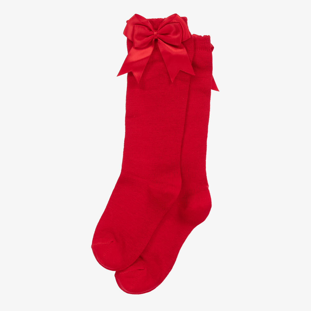 Carlomagno-Красные хлопковые гольфы для девочек | Childrensalon