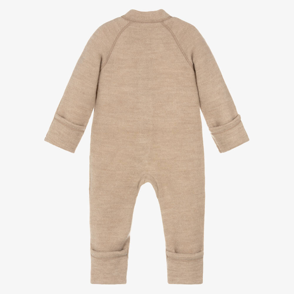 CeLaVi-Beige Thermal Pramsuit | Childrensalon