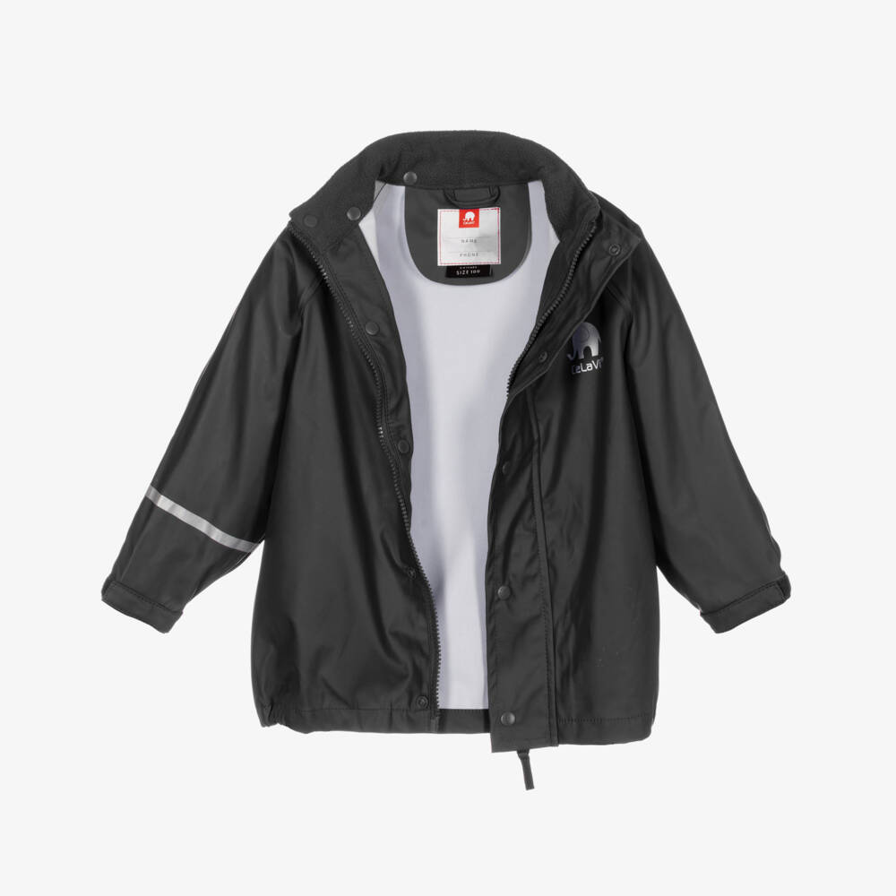 CeLaVi-Black 2 Piece Rainsuit | Childrensalon