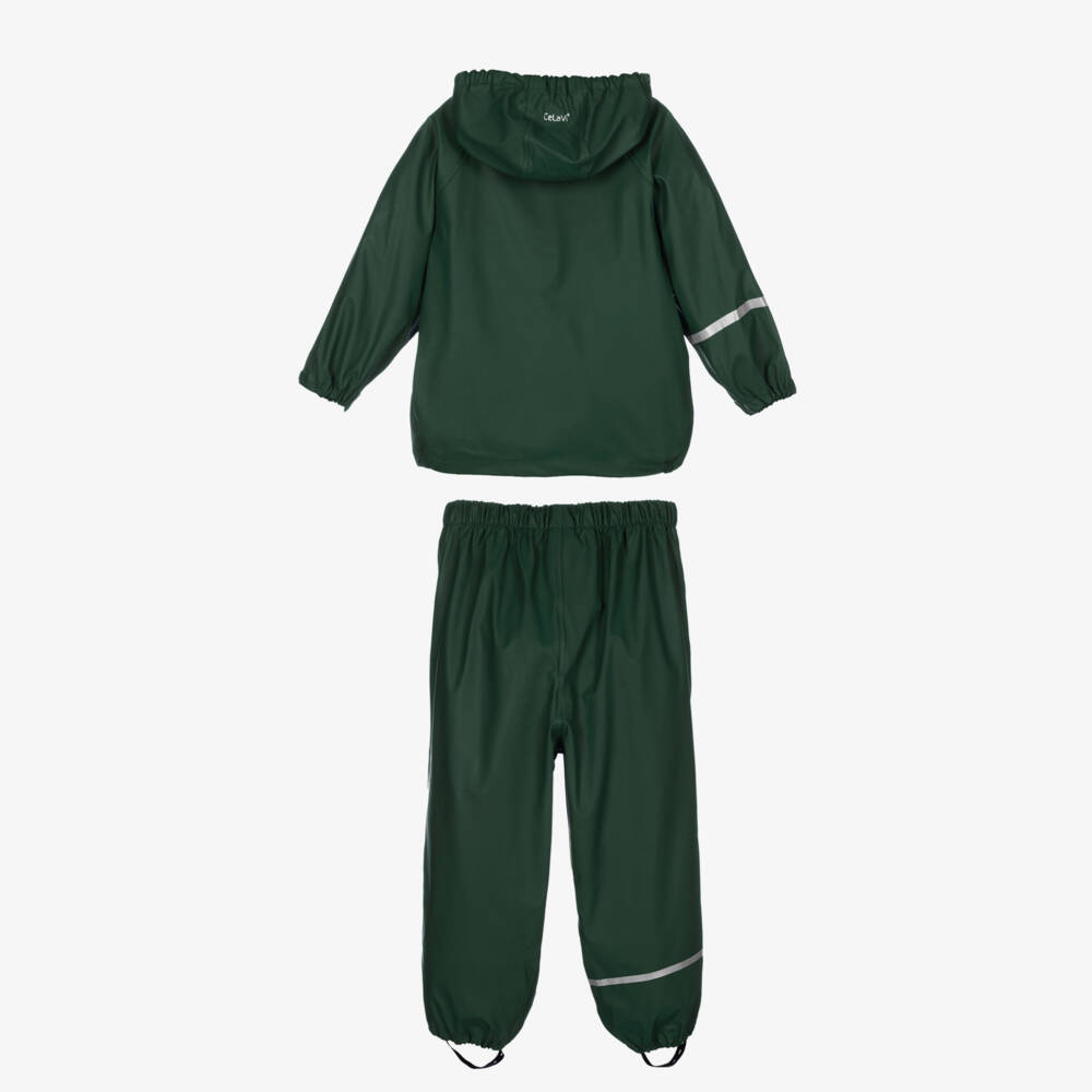 CeLaVi-Green 2 Piece Rainsuit | Childrensalon